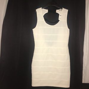 White body-con dress